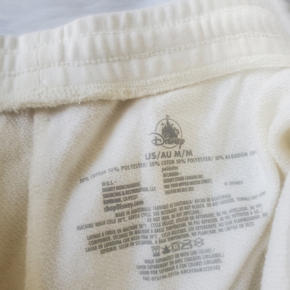 Disney Parks Chip N Dale Cream Sweat Shorts, Size Medium - Picture 4 of 5